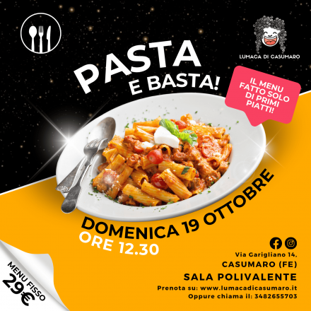 Pasta e basta
